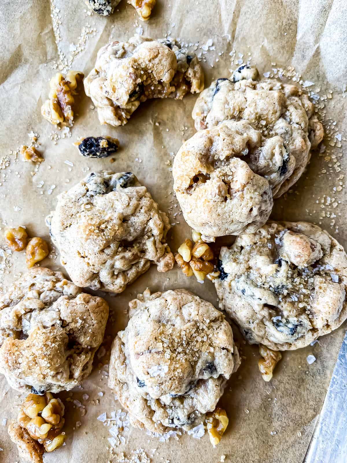 brown butter oatmeal raisin cookies