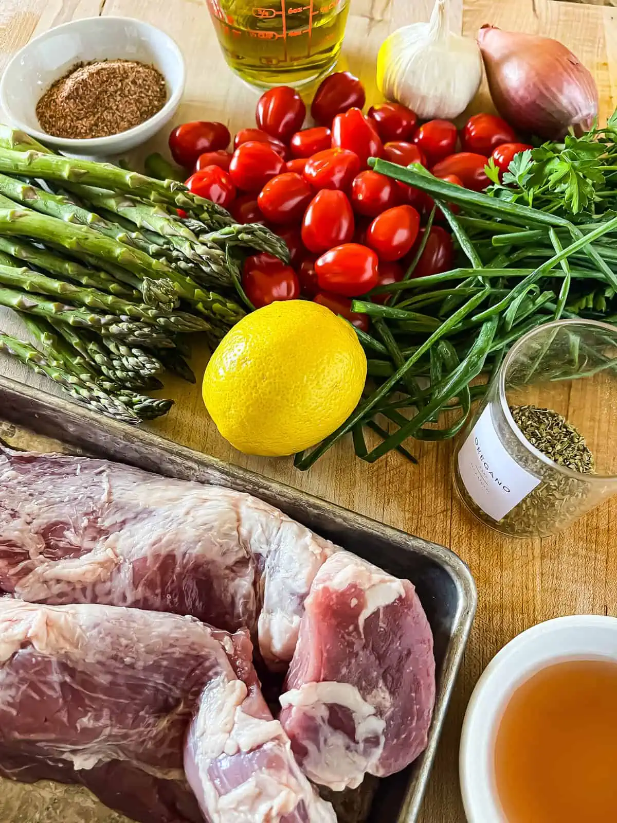 sheet pan pork tenderloin ingredients