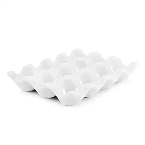 Ceramic 12 Cup Egg Tray