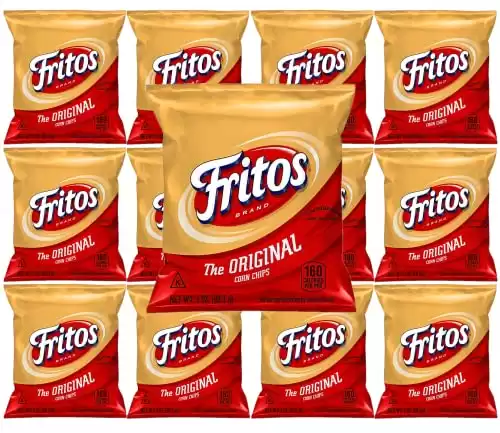 Fritos Corn Chips, 1oz Bags (Pack of 10) with Bay Area Marketplace Napkins!