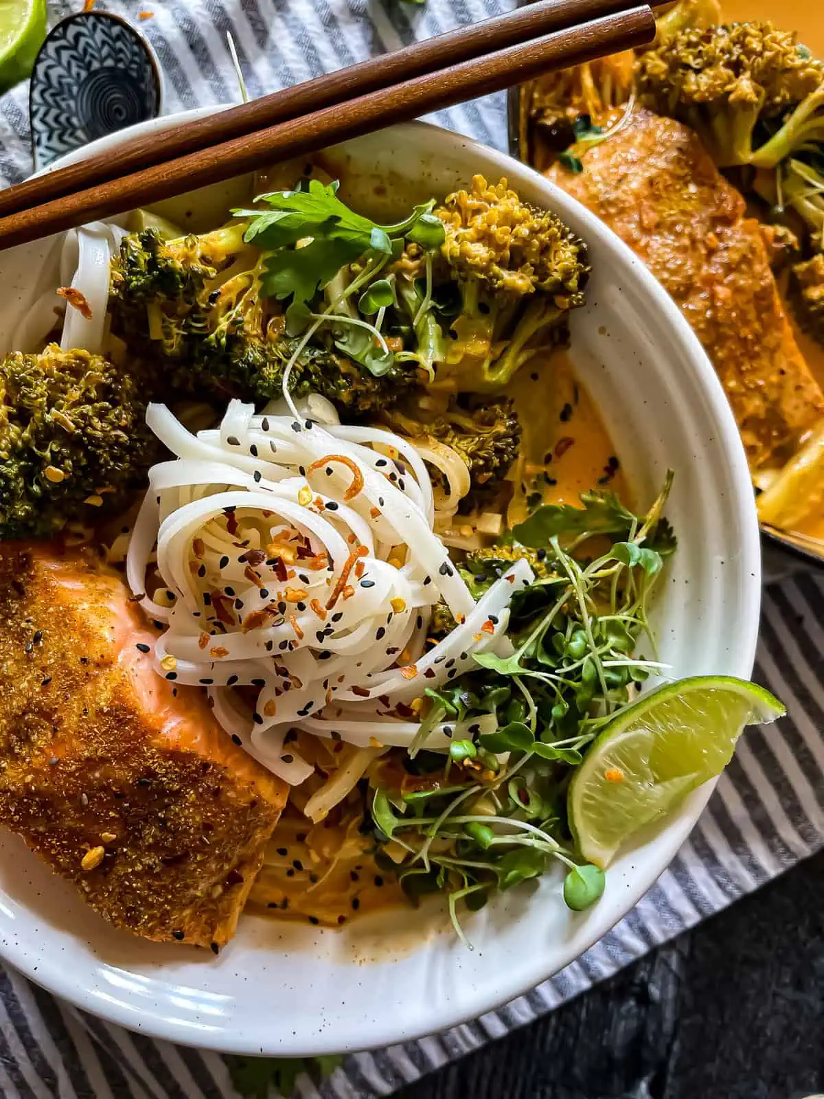 salmon coconut curry