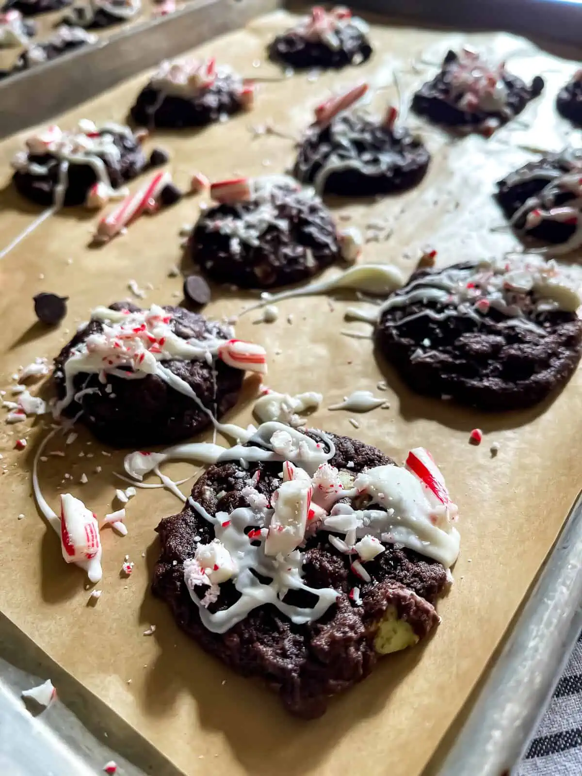 chocolate peppermint cookies