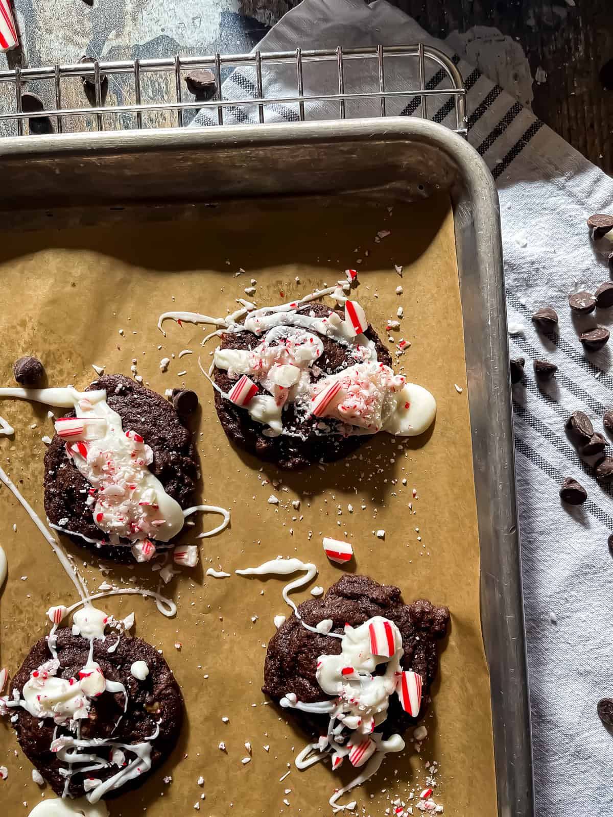 chocolate peppermint cookies