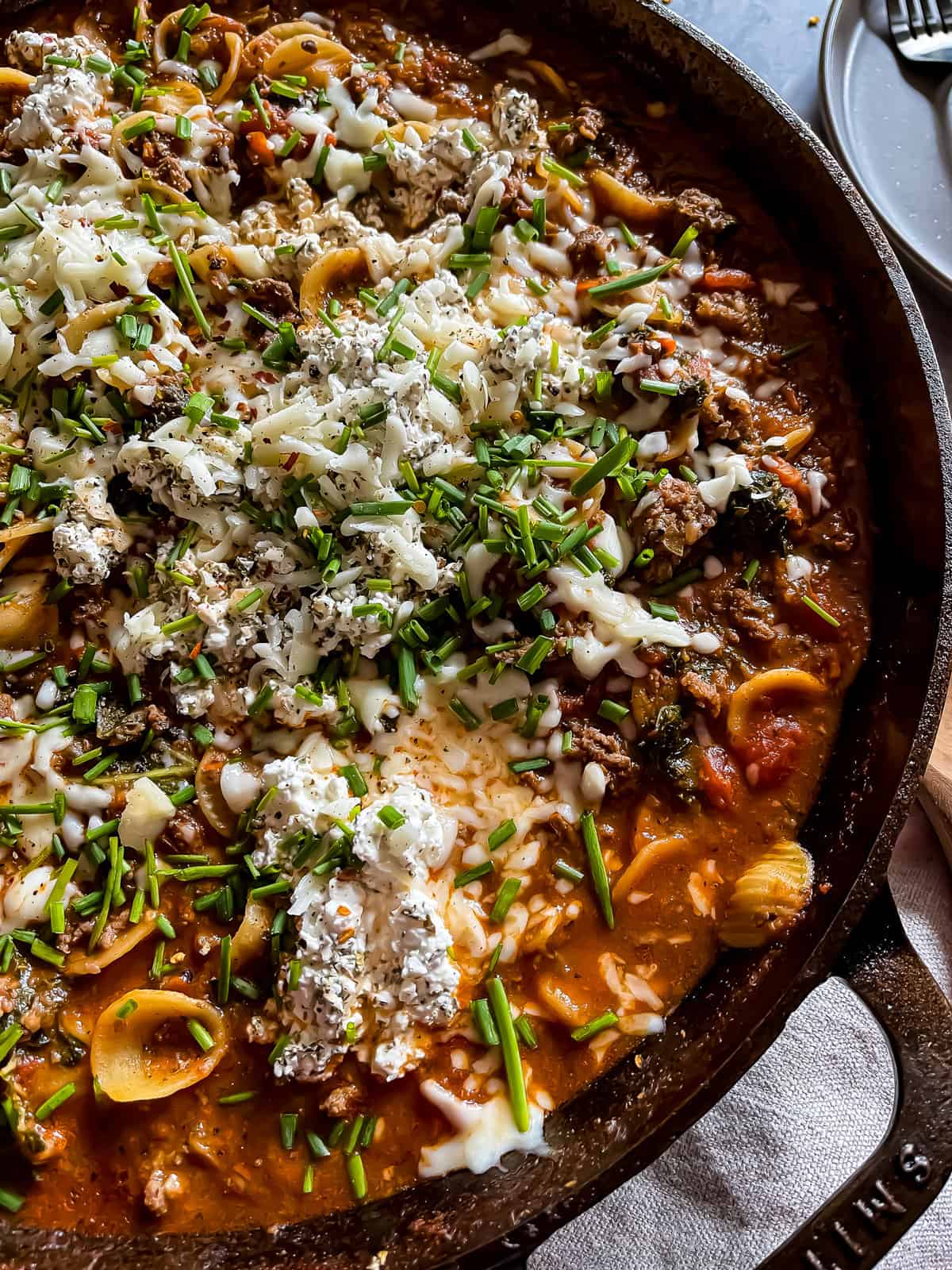 skillet lasagna