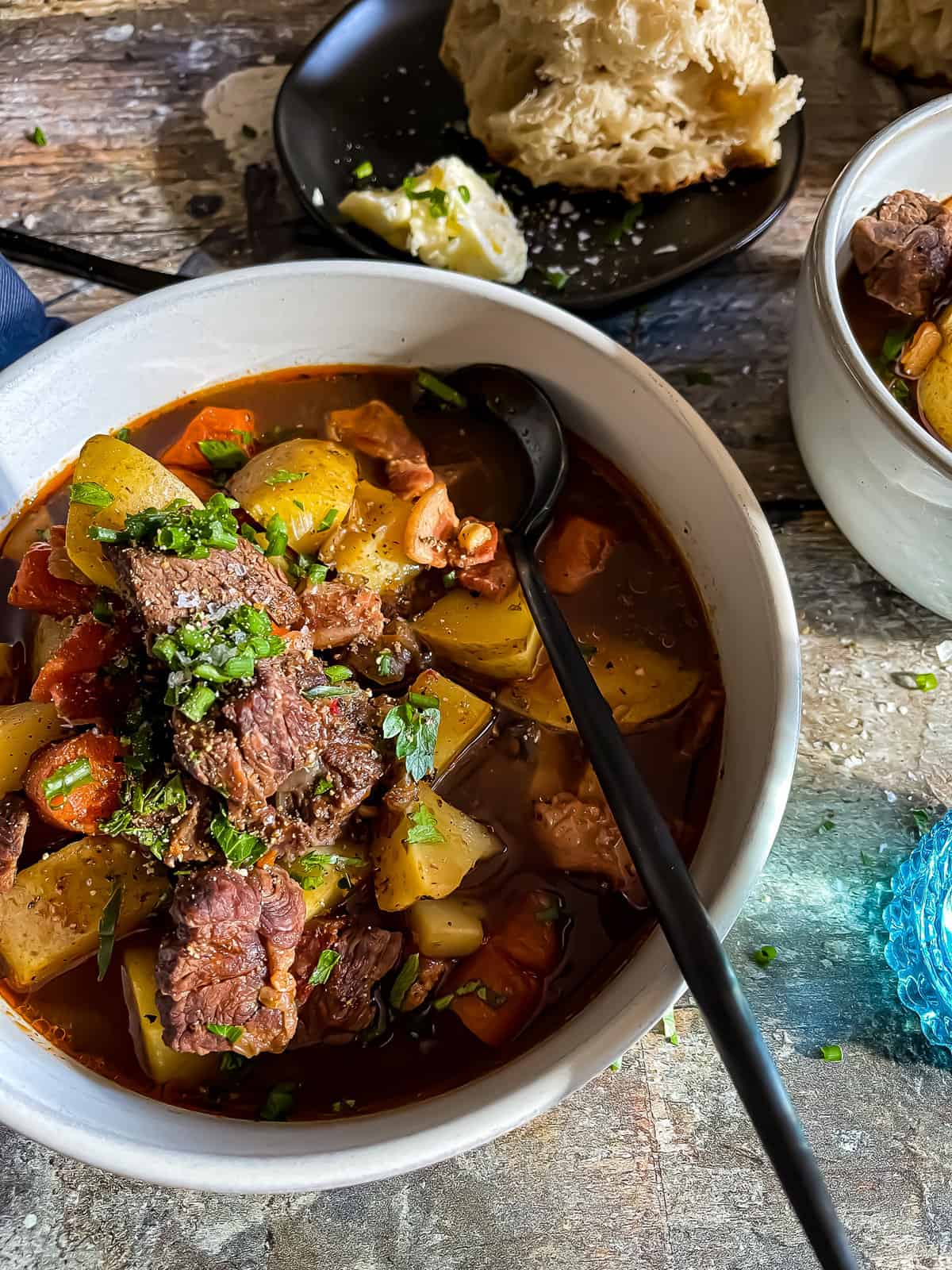 bowl of beef stew