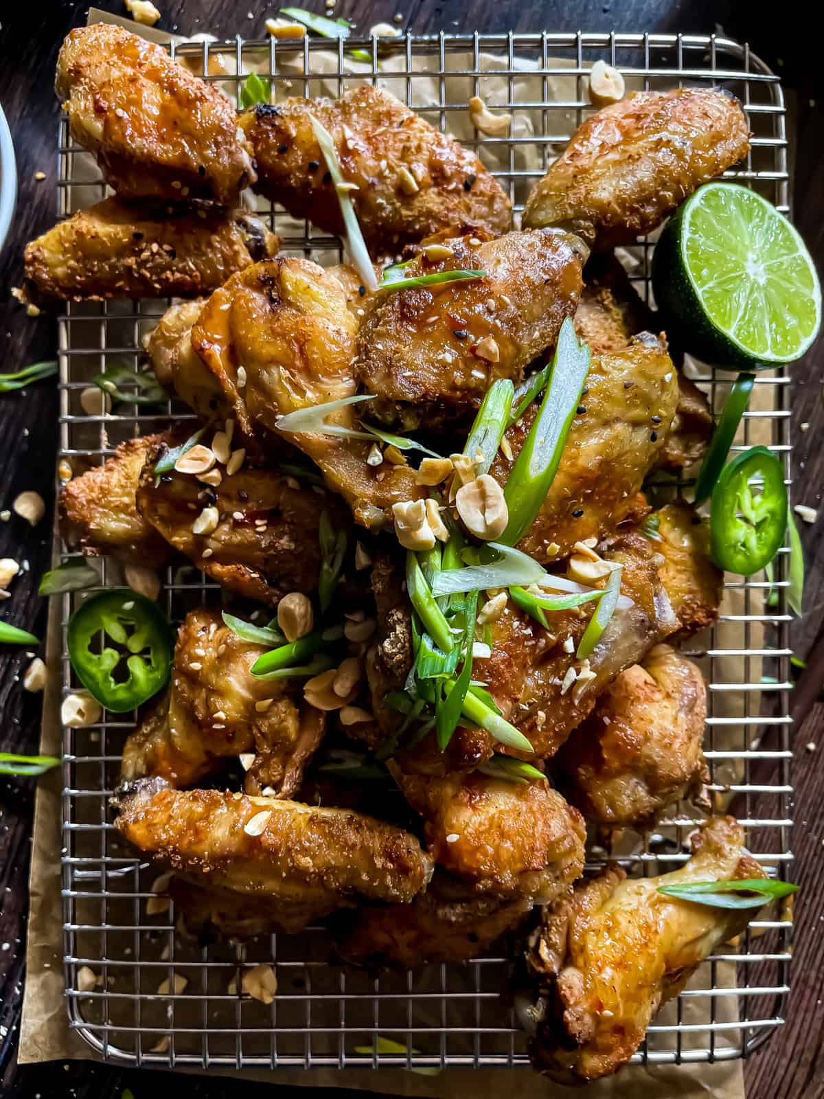crispy chicken wings - for super bowl recipe roundup