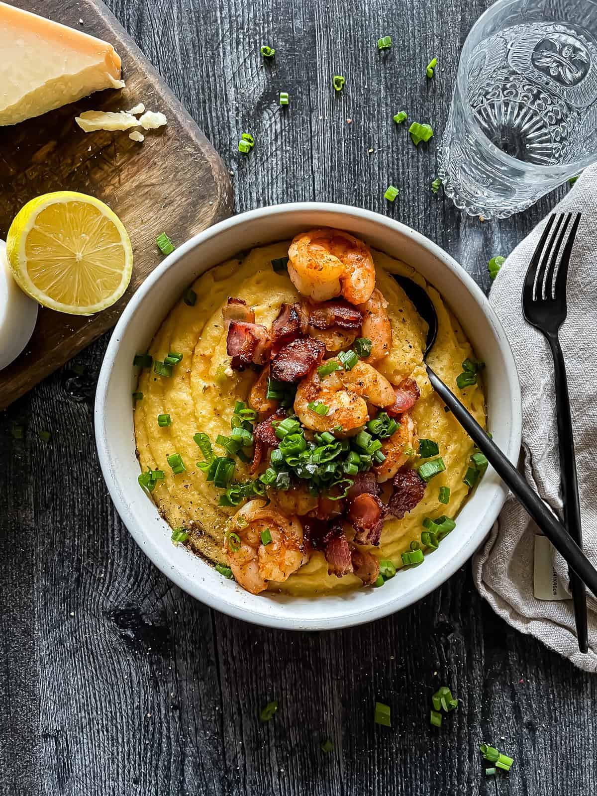 shrimp and polenta