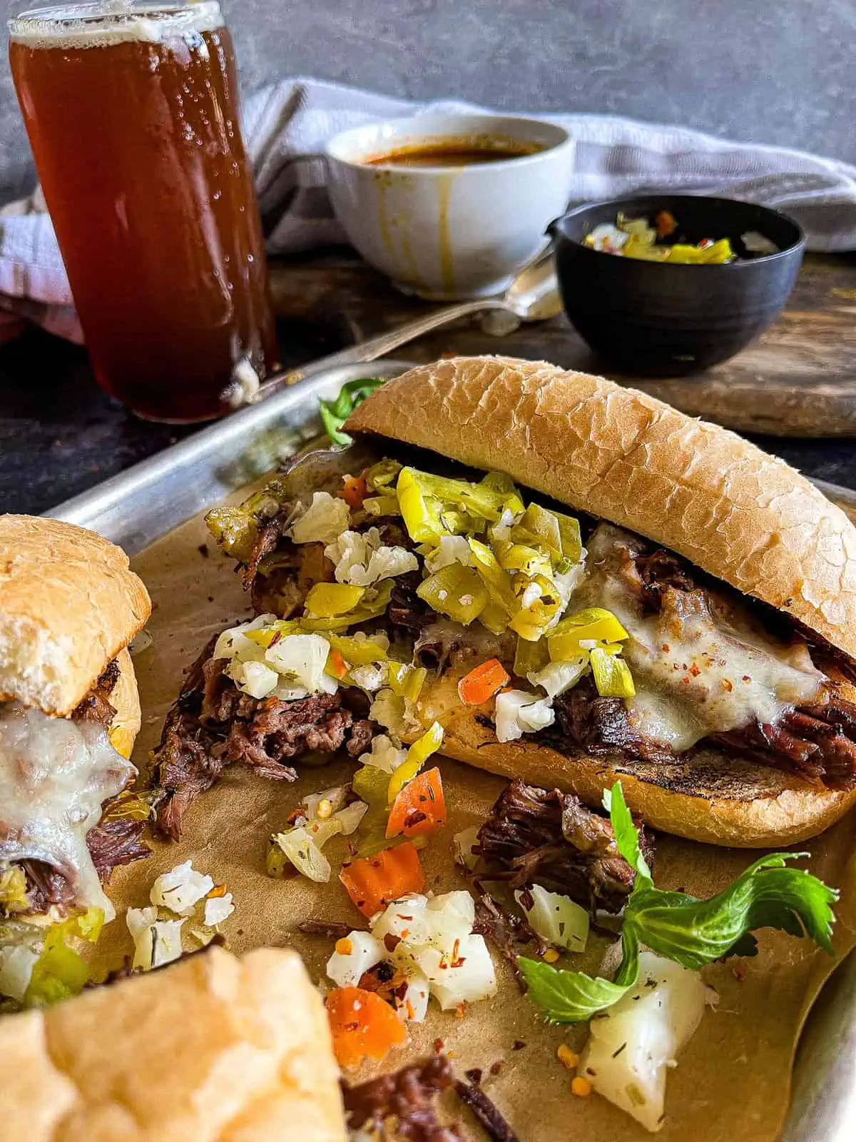 Instant Pot Italian Beef Sandwiches 