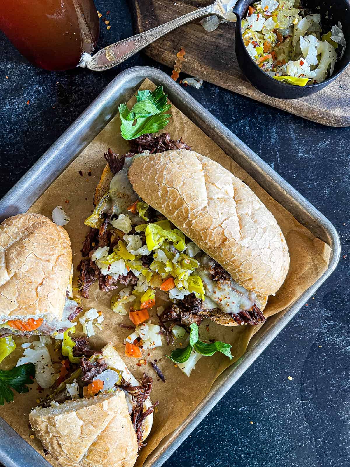 Instant Pot Italian Beef Sandwiches