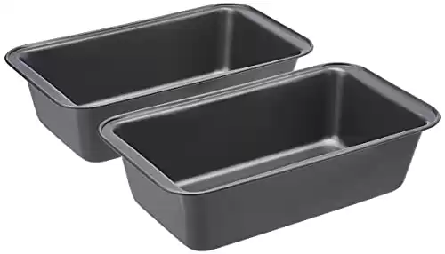 Amazon Basics Rectangular Loaf Pan, 9.5 x 5 Inch