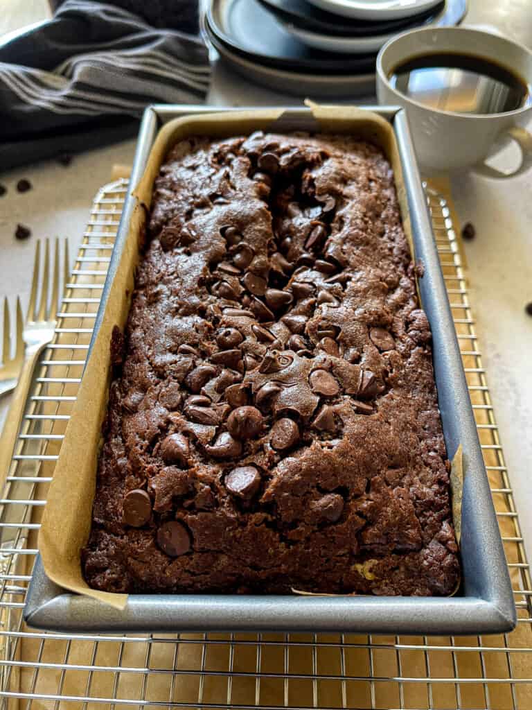 Easy Chocolate Chocolate Chip Bread