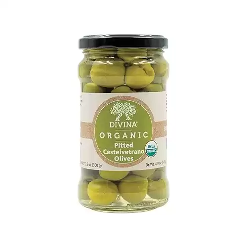 Divina Organic Castelvetrano Pitted Olives