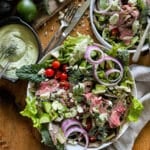 grilled steak salad