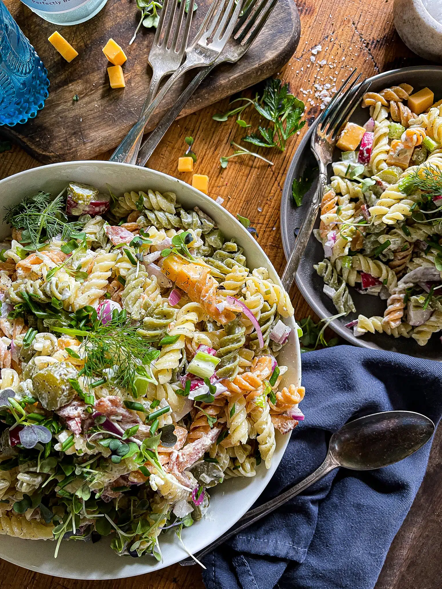 dill pickle pasta salad