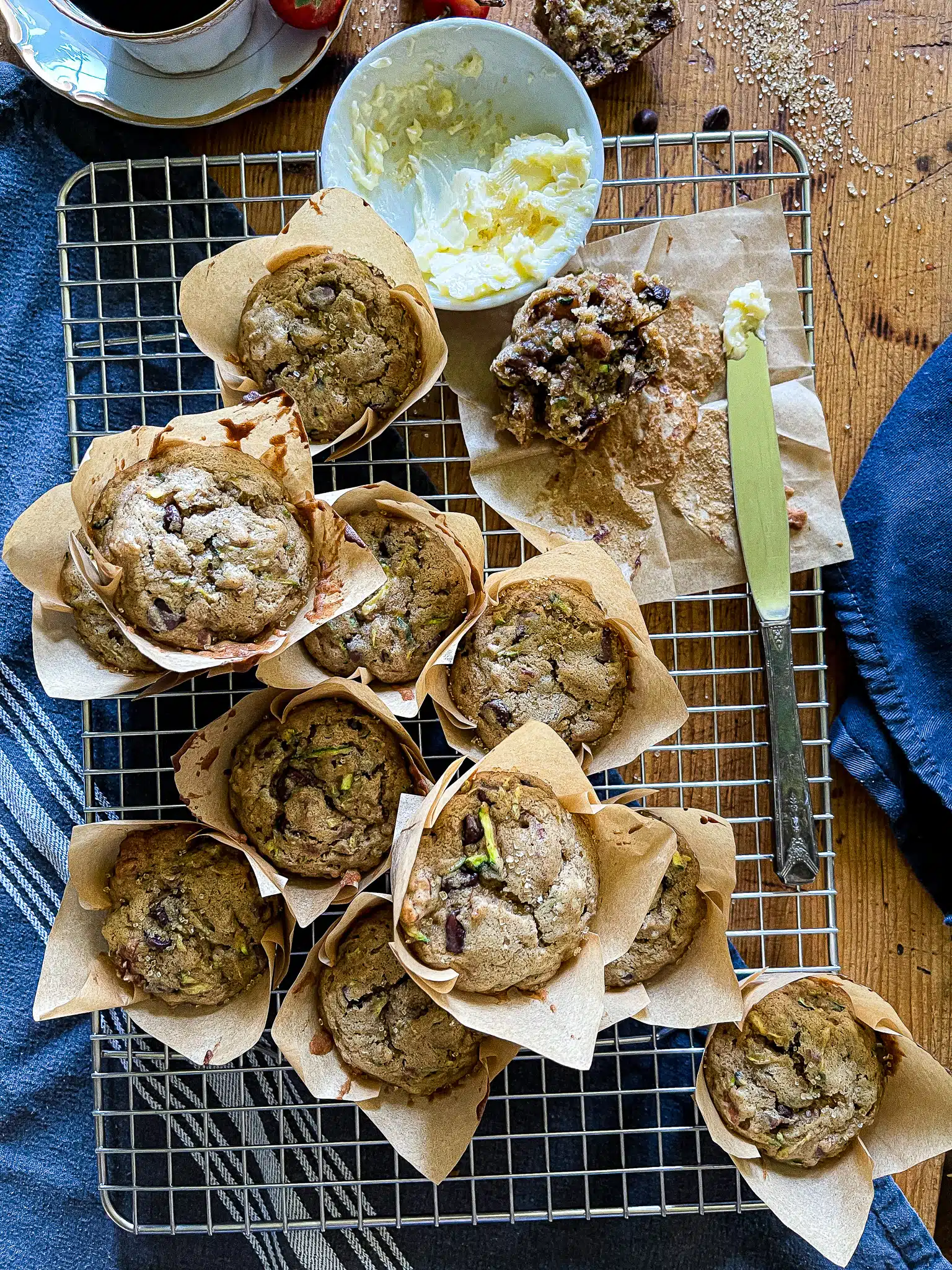 zucchini bread muffins