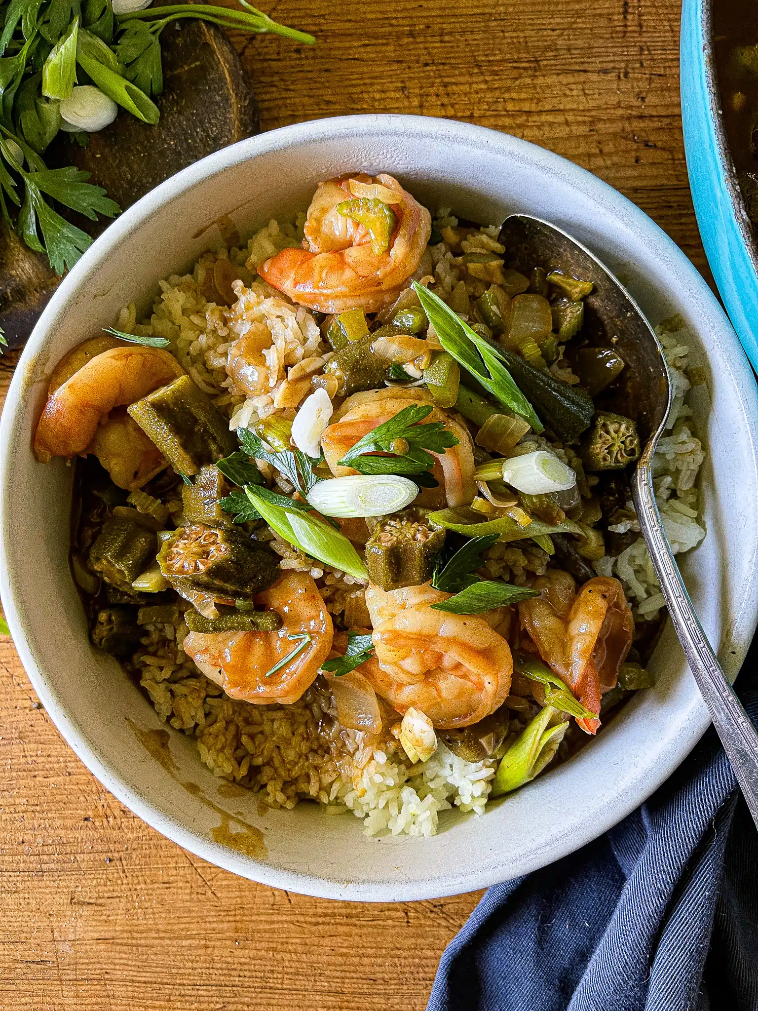 shrimp and okra gumbo