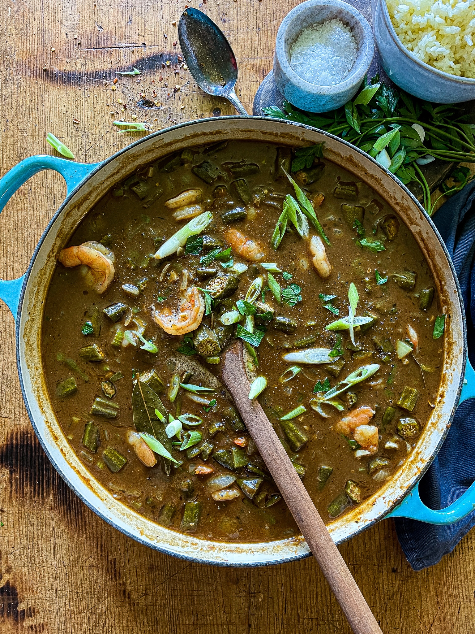 shrimp and okra gumbo