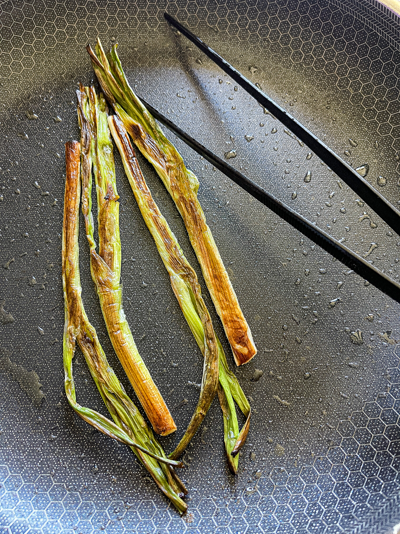 caramelized green onions