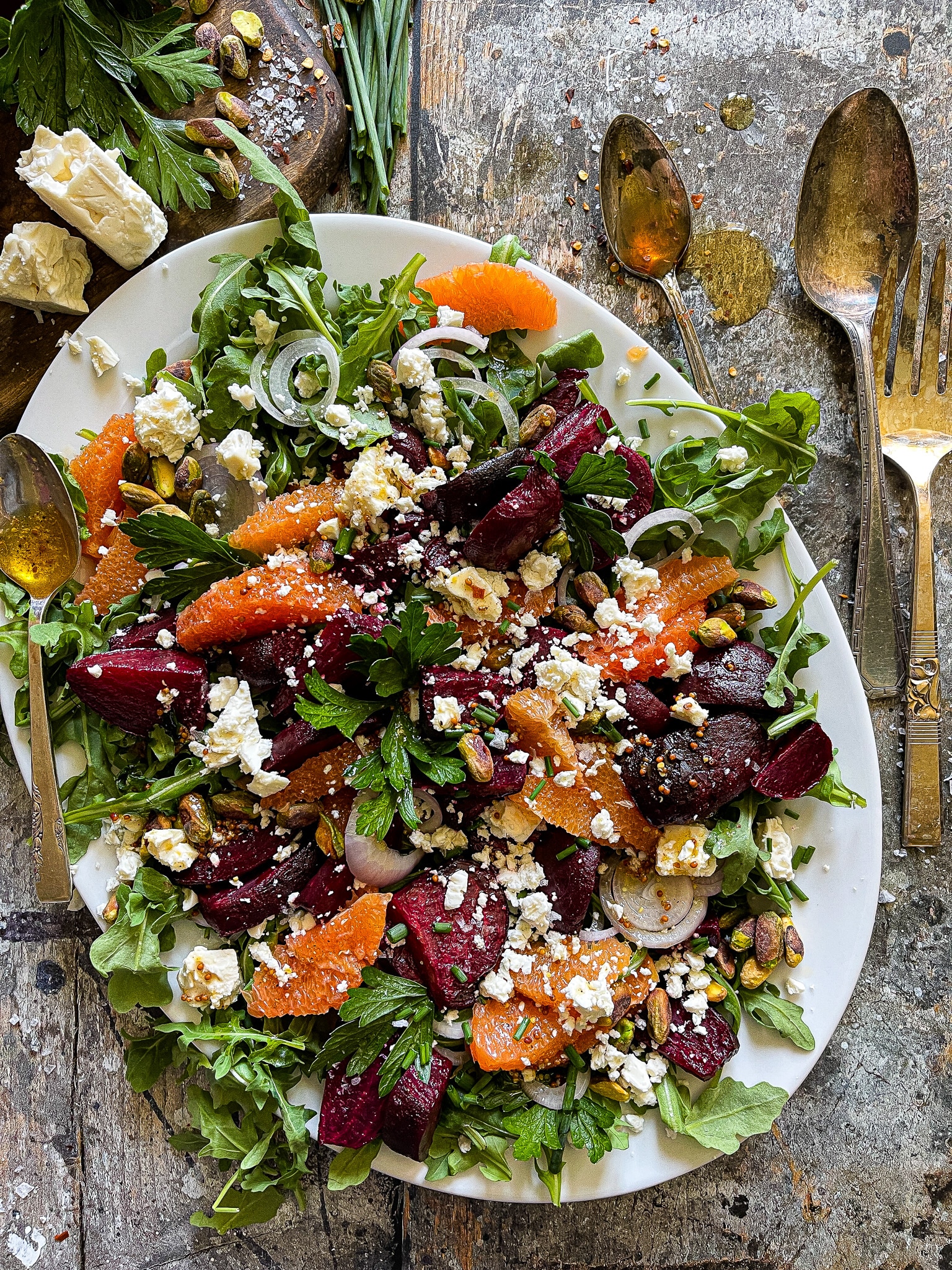 roasted beet salad