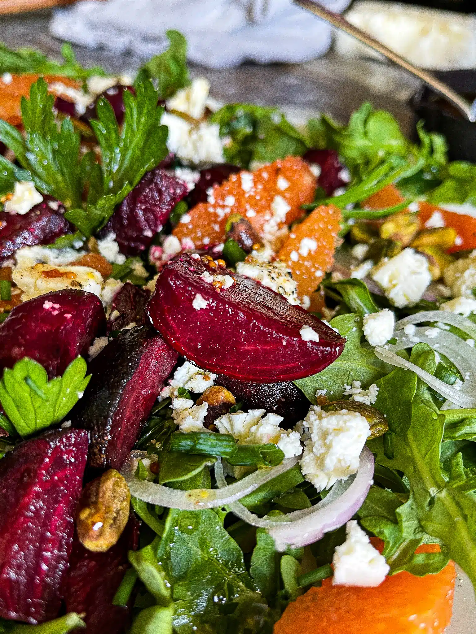 roasted beet salad