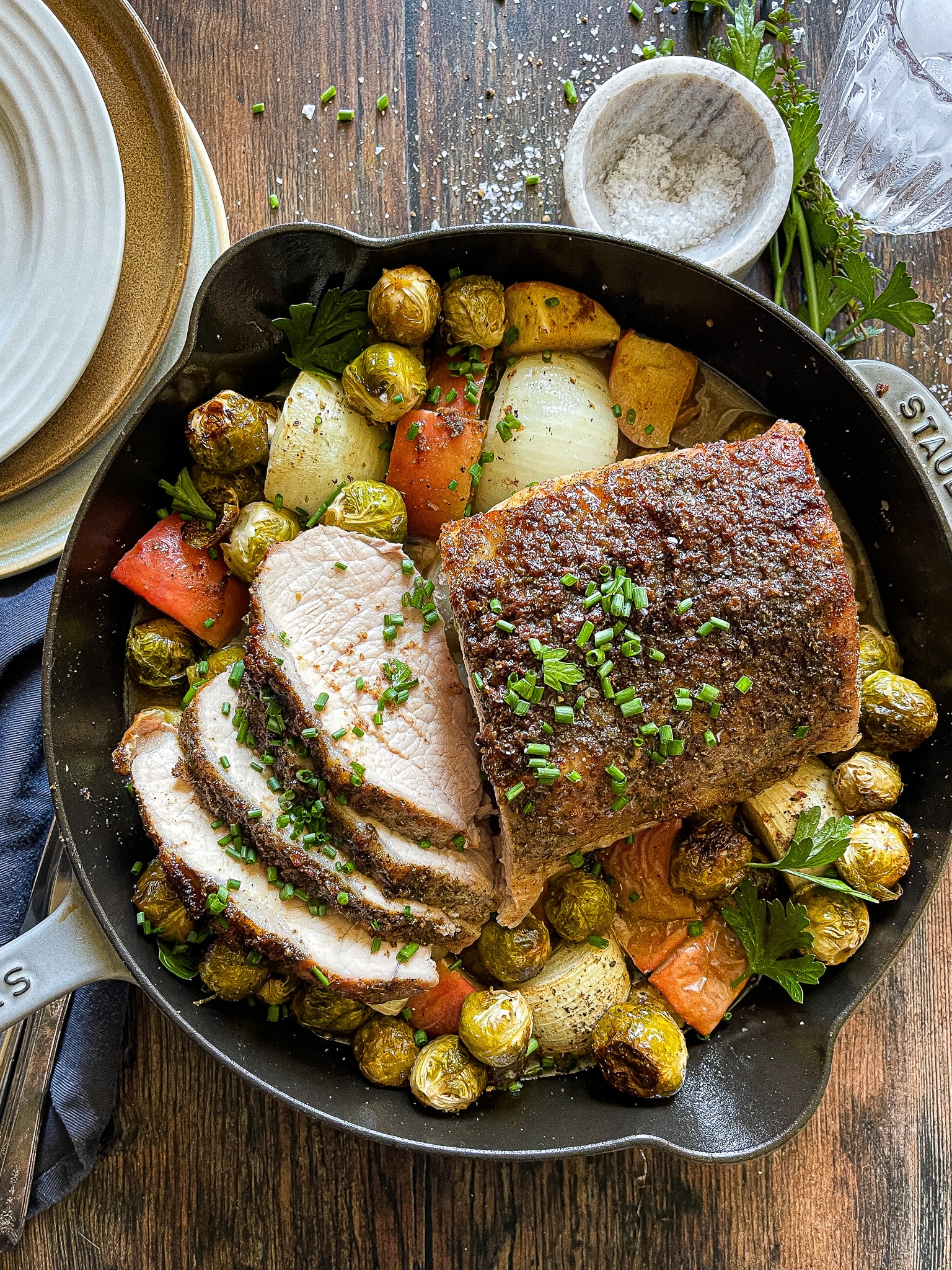 Oven Roasted Pork Loin A Juicy and Tender Skillet Recipe!