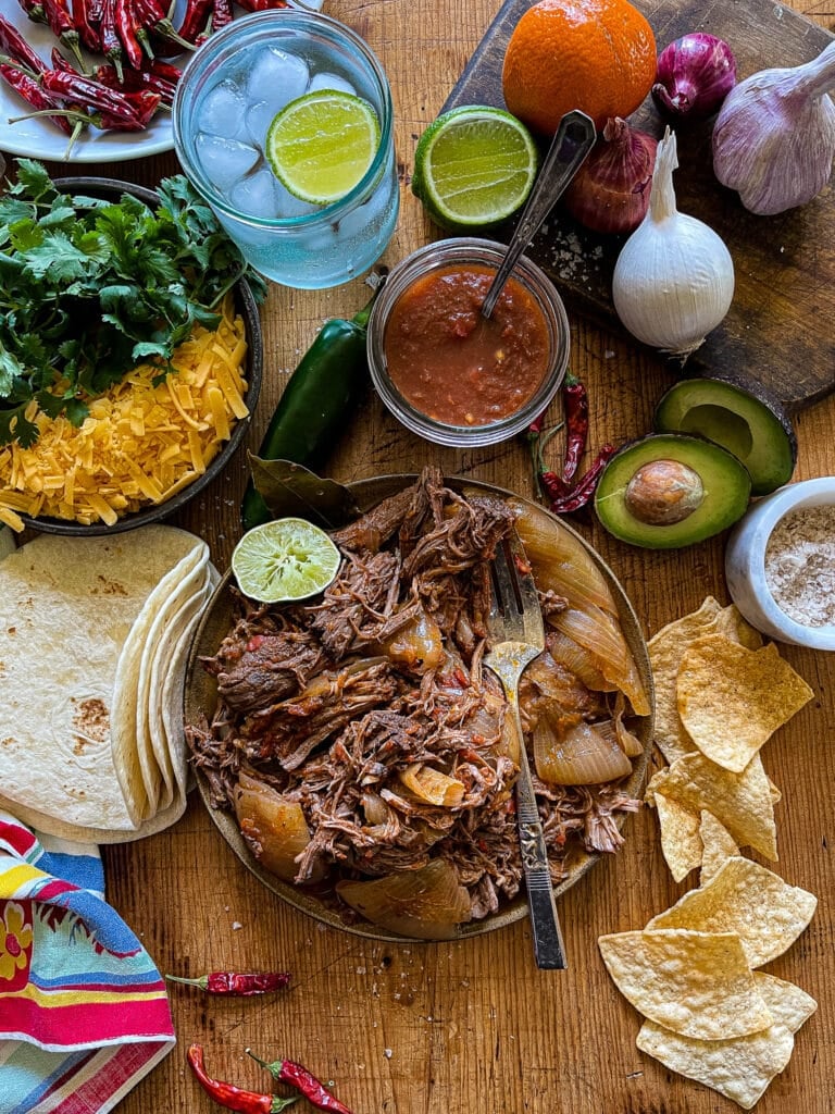 Slow Cooker Mexican Beef (Easy Shredded Beef Recipe)