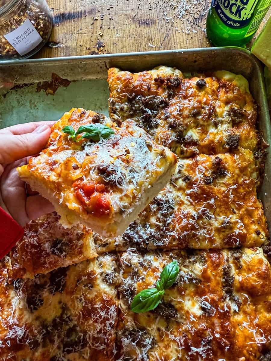 sheet pan pizza