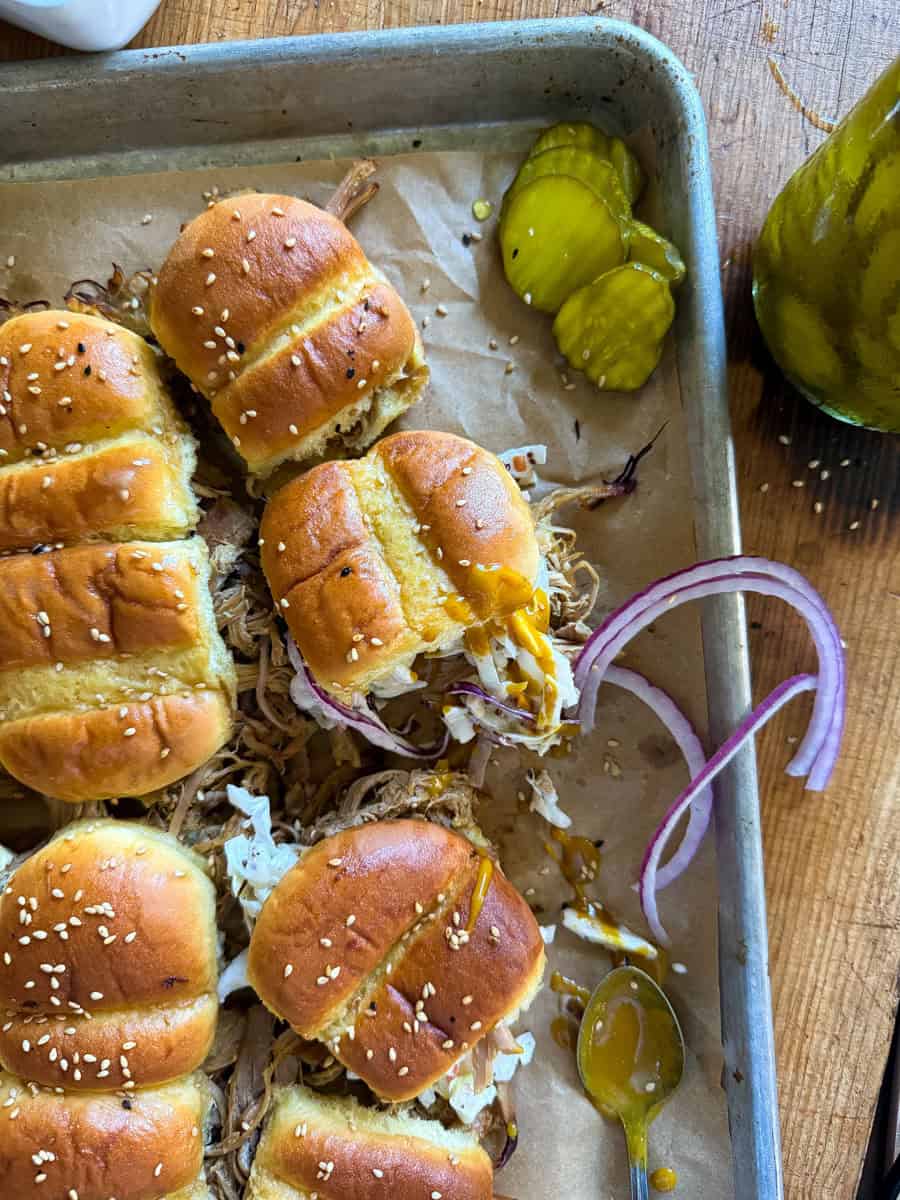 pulled pork sliders