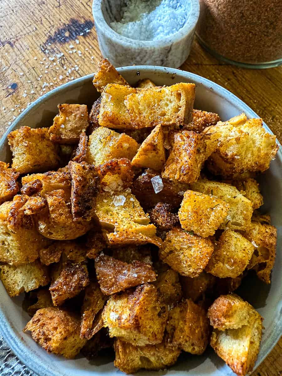 air fryer croutons