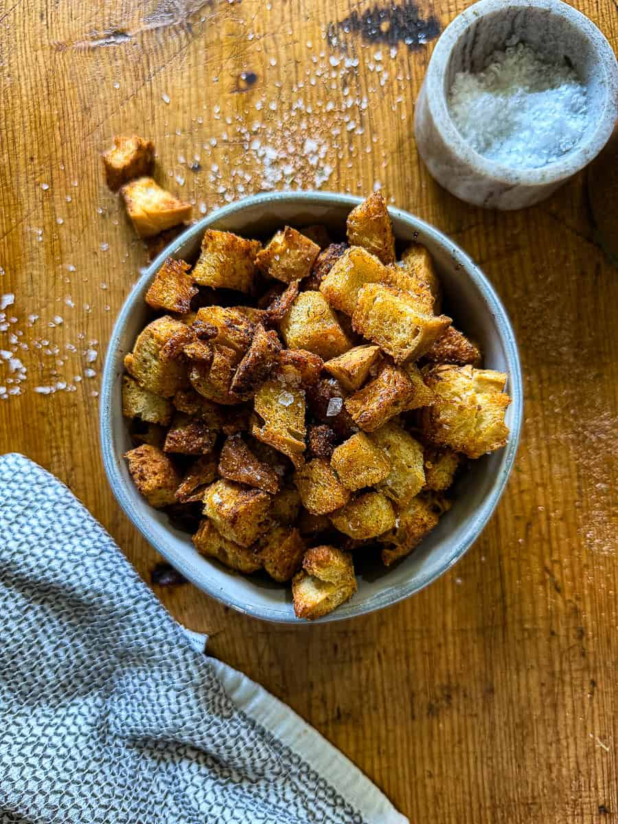 air fryer croutons