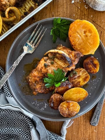 chicken and potatoes featured image