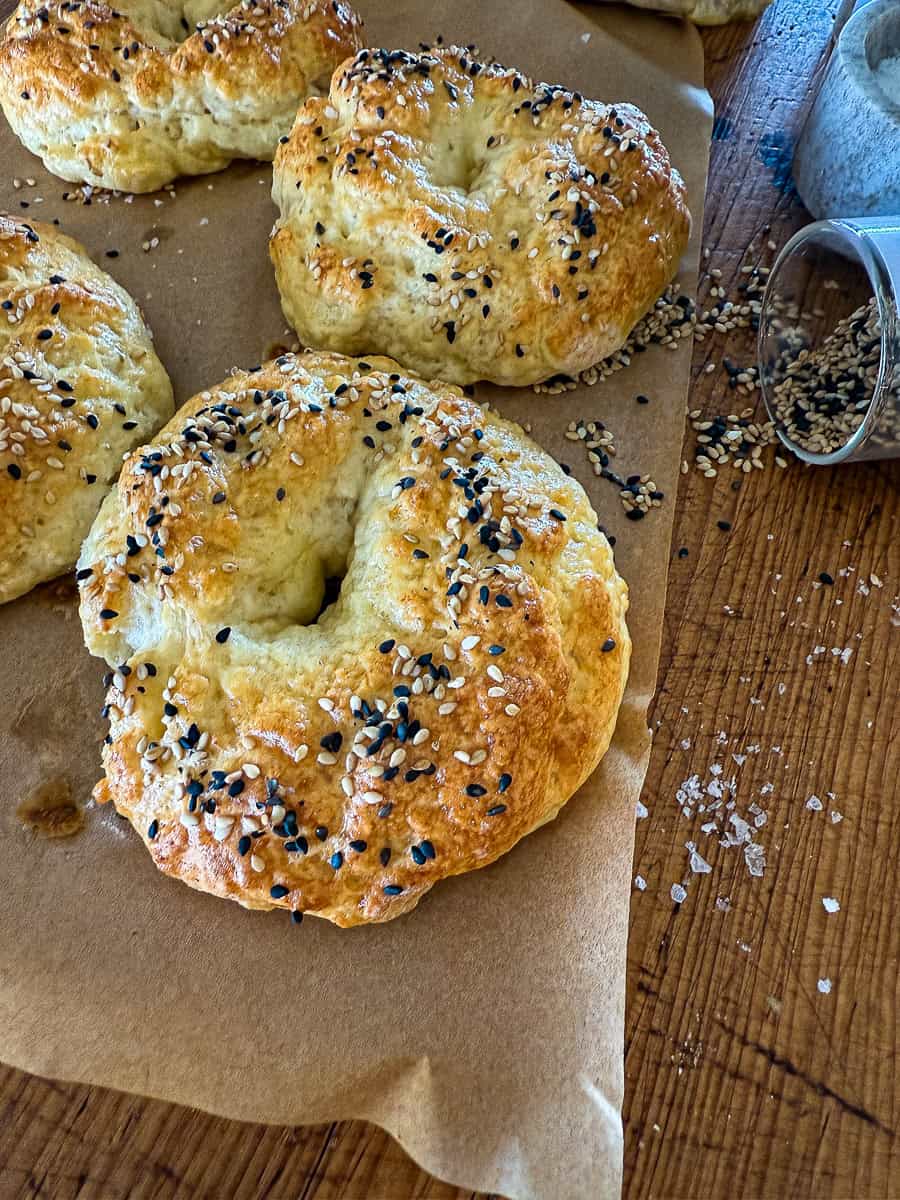 Cottage Cheese Bagel