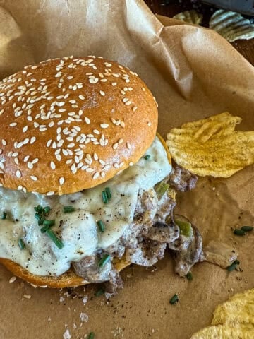 philly cheesesteak sloppy joes