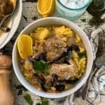 slow cooker Chicken legs with creamy mushroom sauce