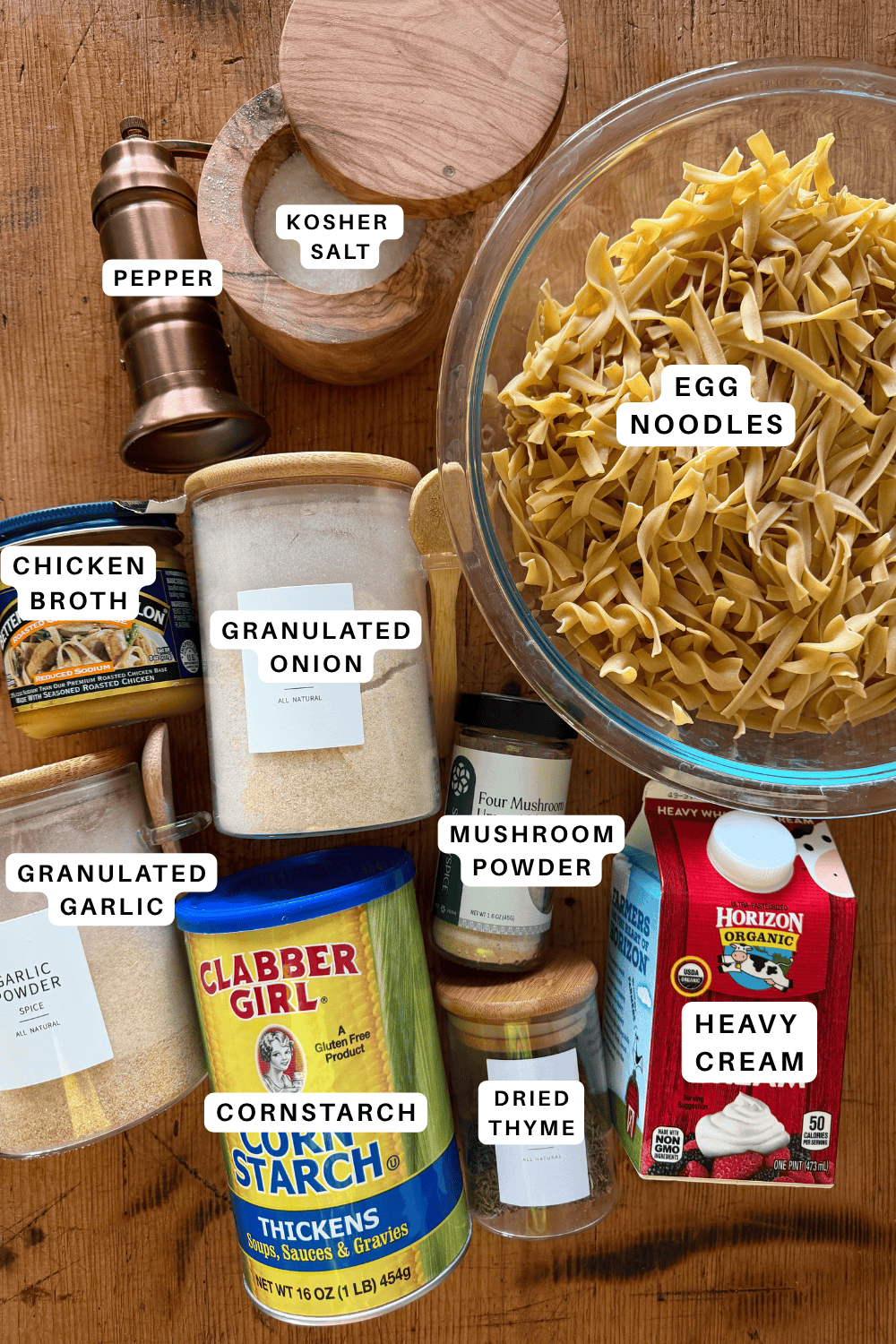 cafeteria noodles ingredients list