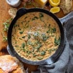 marry me butter beans in a cast iron skillet