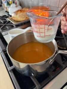 slow cooker turkey breast gravy made from pan drippings